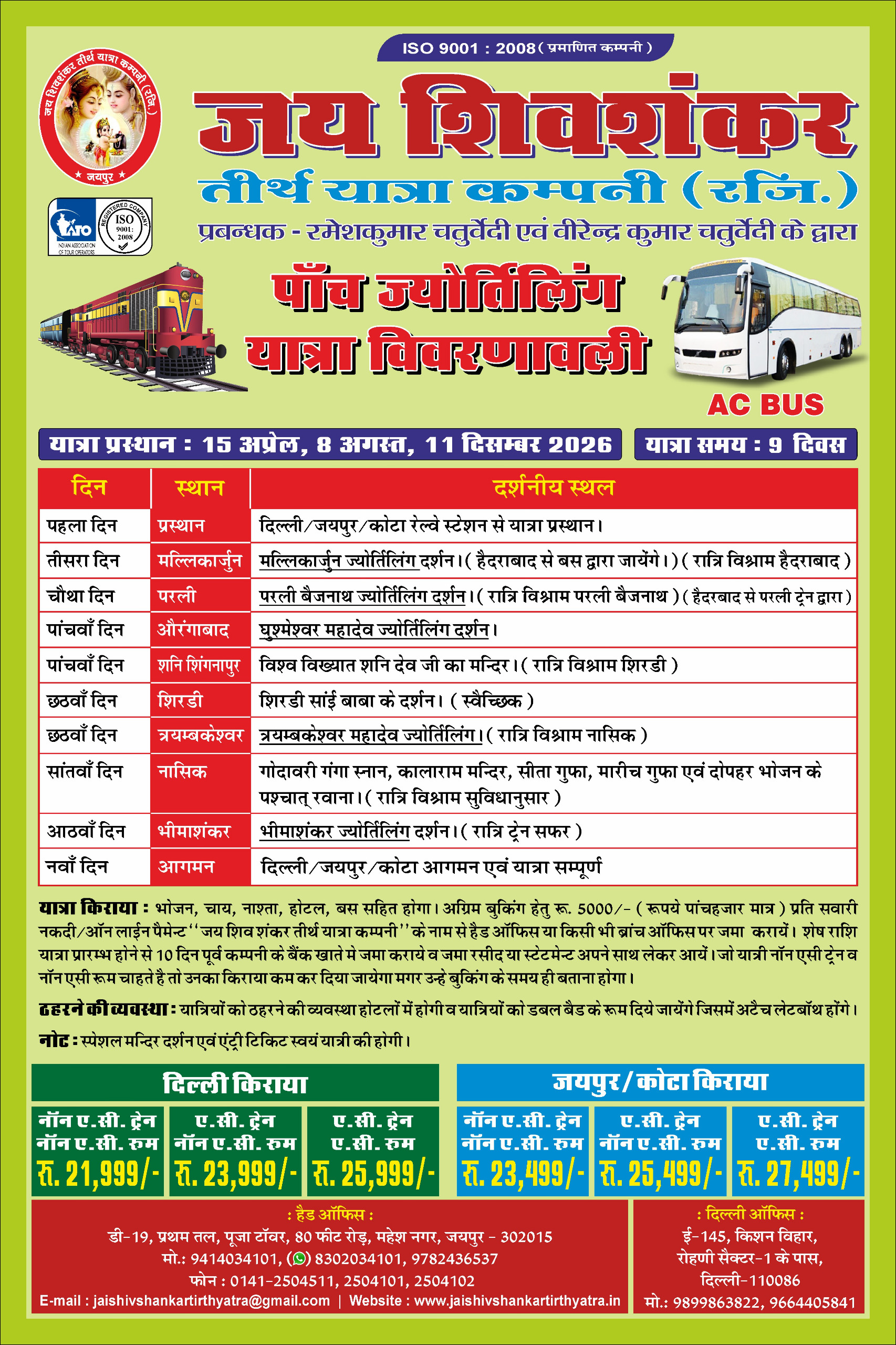 पांच ज्योतिर्लिंग